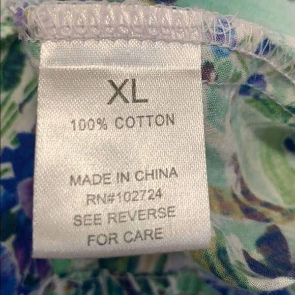 Hester & Orchard‎ XL peasant Floral Cap Sleeve Top Blouse - Picture 8 of 9